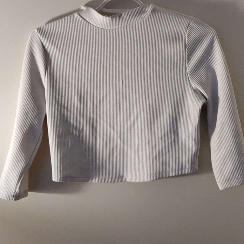 White crop top